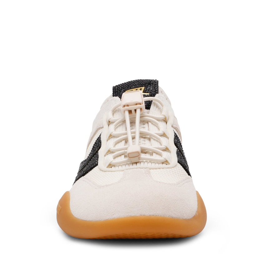BISCOTTI-R CREAM/BLACK SNEAKERS