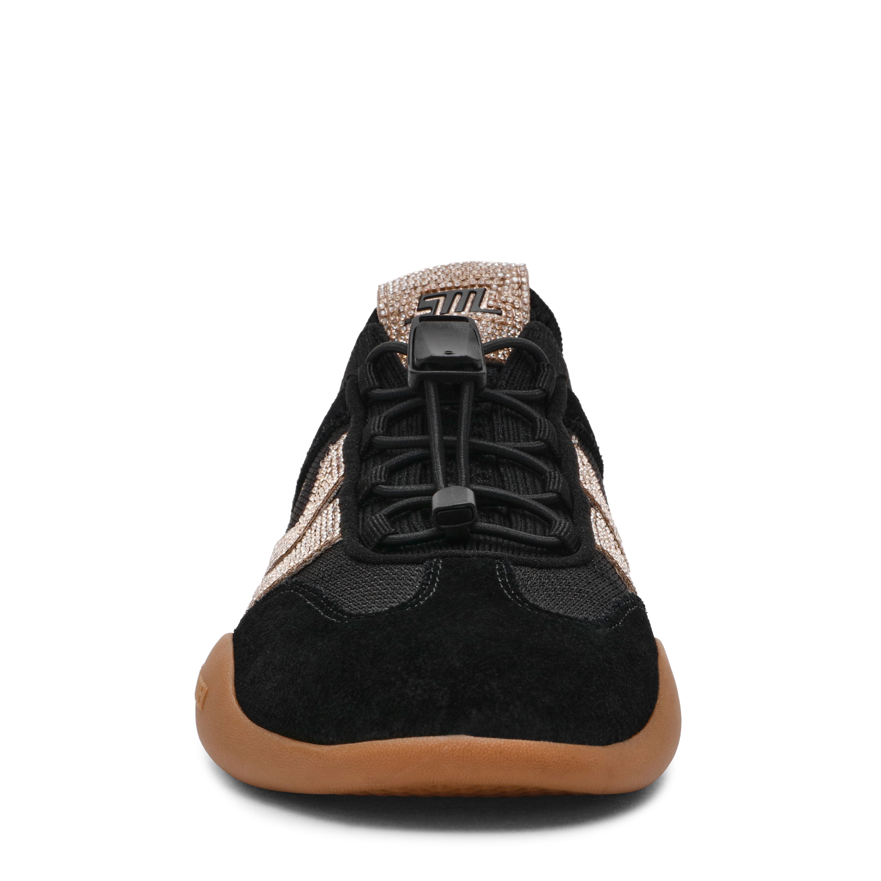 BISCOTTI-R BLACK/GOLD SNEAKERS