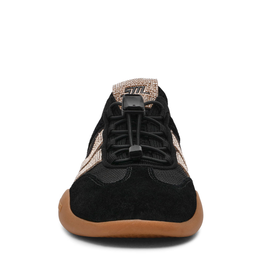 BISCOTTI-R BLACK/GOLD SNEAKERS