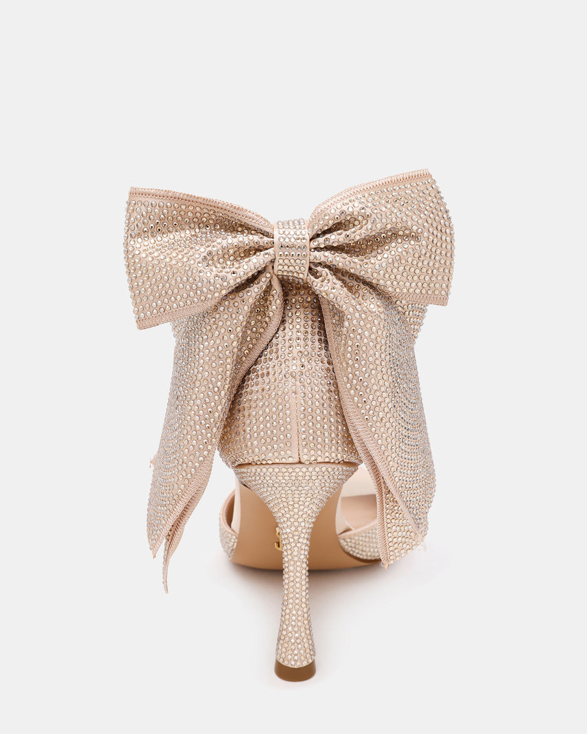 BOUGIE-RHS CHAMPAGNE HEELS - view 4