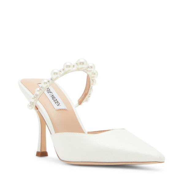 BRECKI-P WHITE HEELS