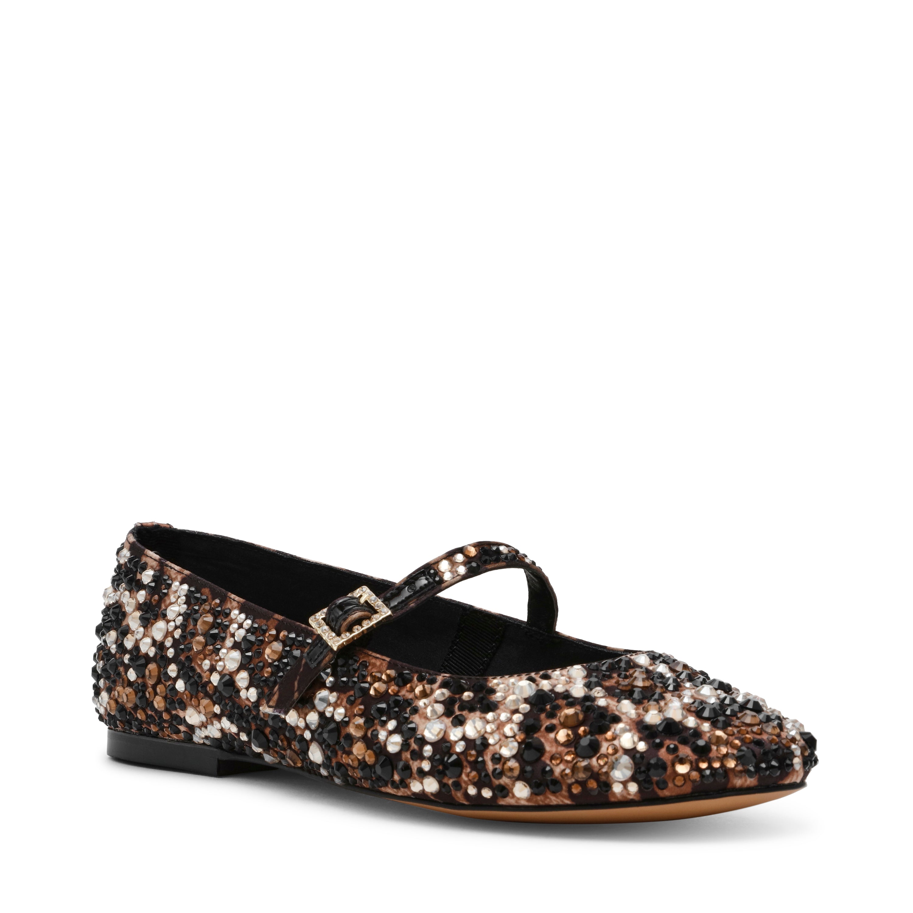 BRISSA-R LEOPARD FLATS- Hover Image