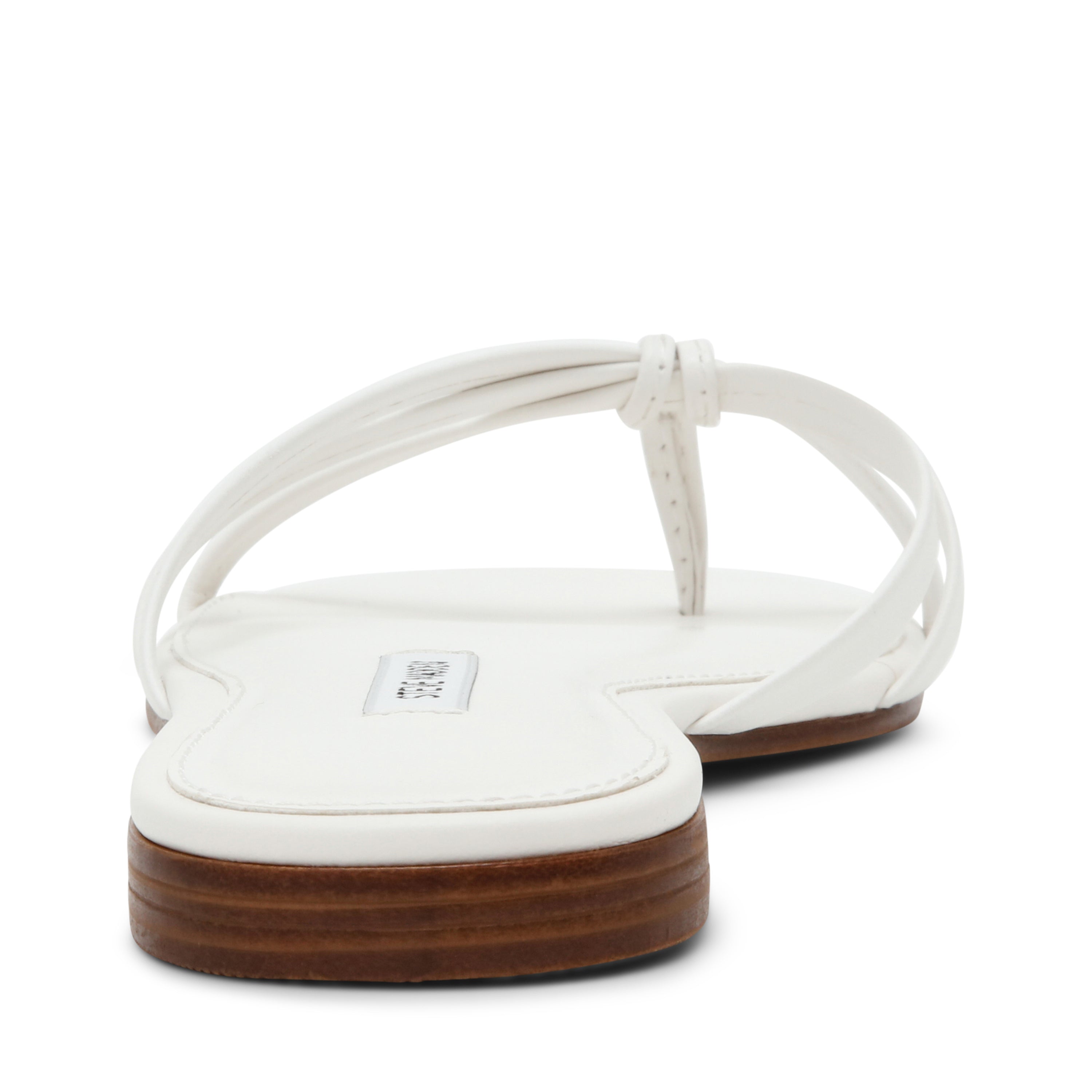CALISSI WHITE LEATHER SANDAL - view 4