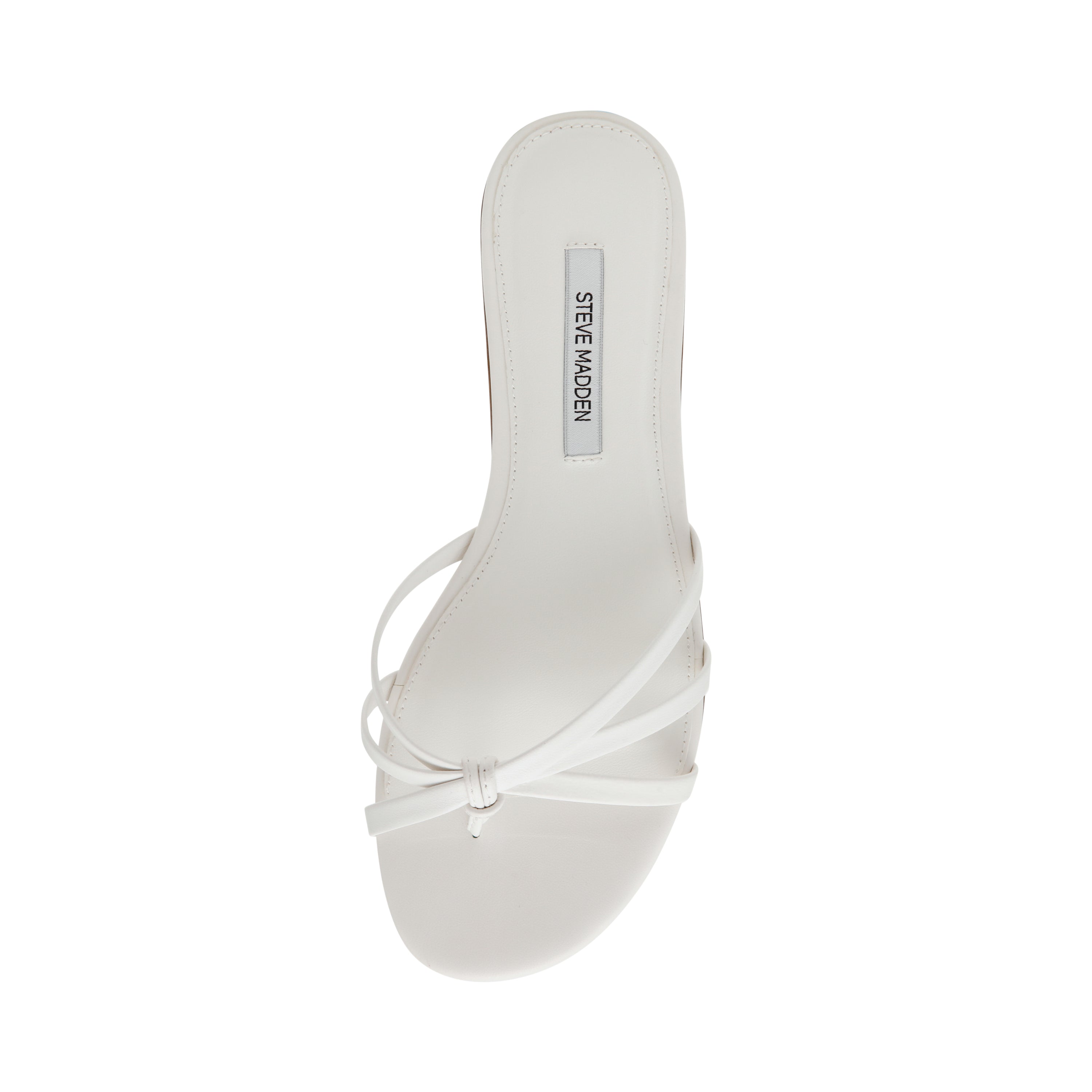 CALISSI WHITE LEATHER SANDAL - view 5