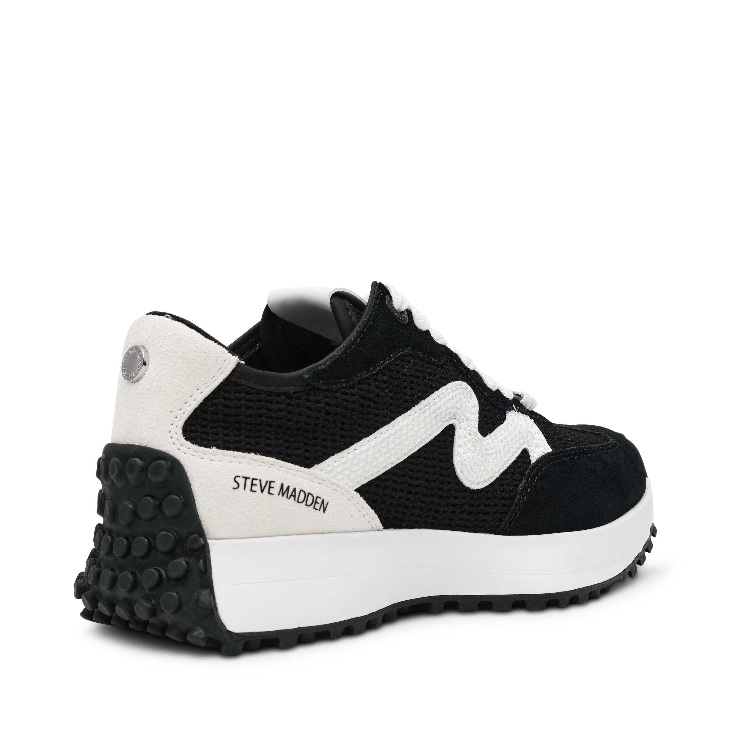 CAPITALE JET BLACK WHITE SNEAKERS