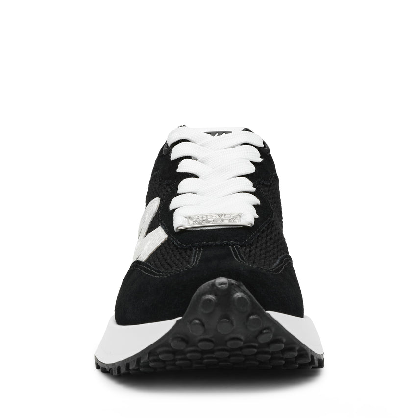 CAPITALE JET BLACK WHITE SNEAKERS