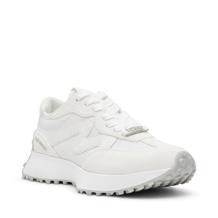 CAPITALE WHITE/GREY SNEAKERS