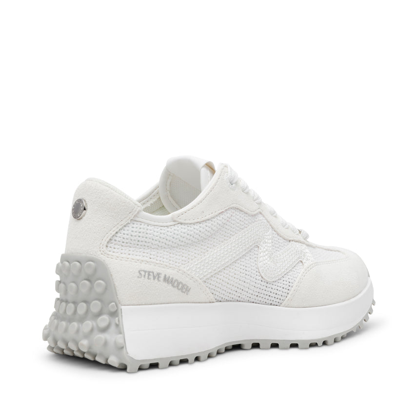 CAPITALE WHITE/GREY SNEAKERS