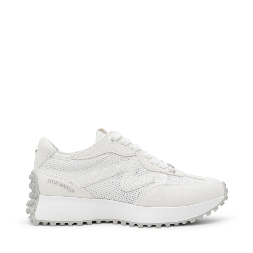 CAPITALE WHITE/GREY SNEAKERS