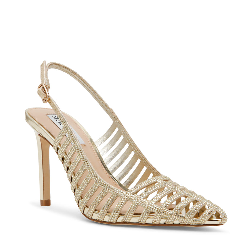 CARLEIGH GOLD HEELS