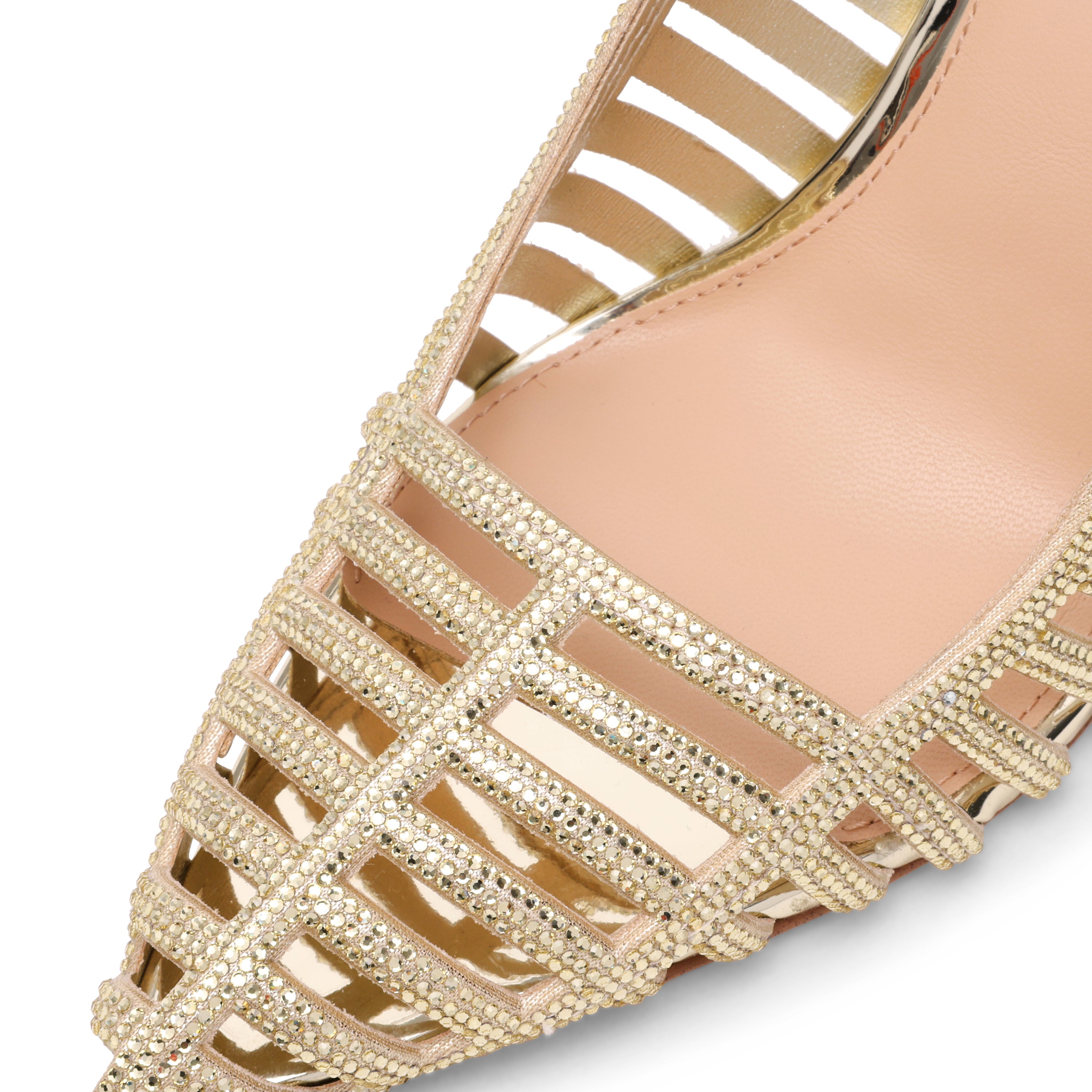 CARLEIGH GOLD HEELS