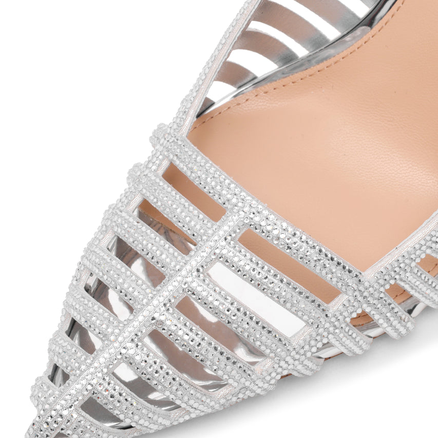 CARLEIGH SILVER HEELS