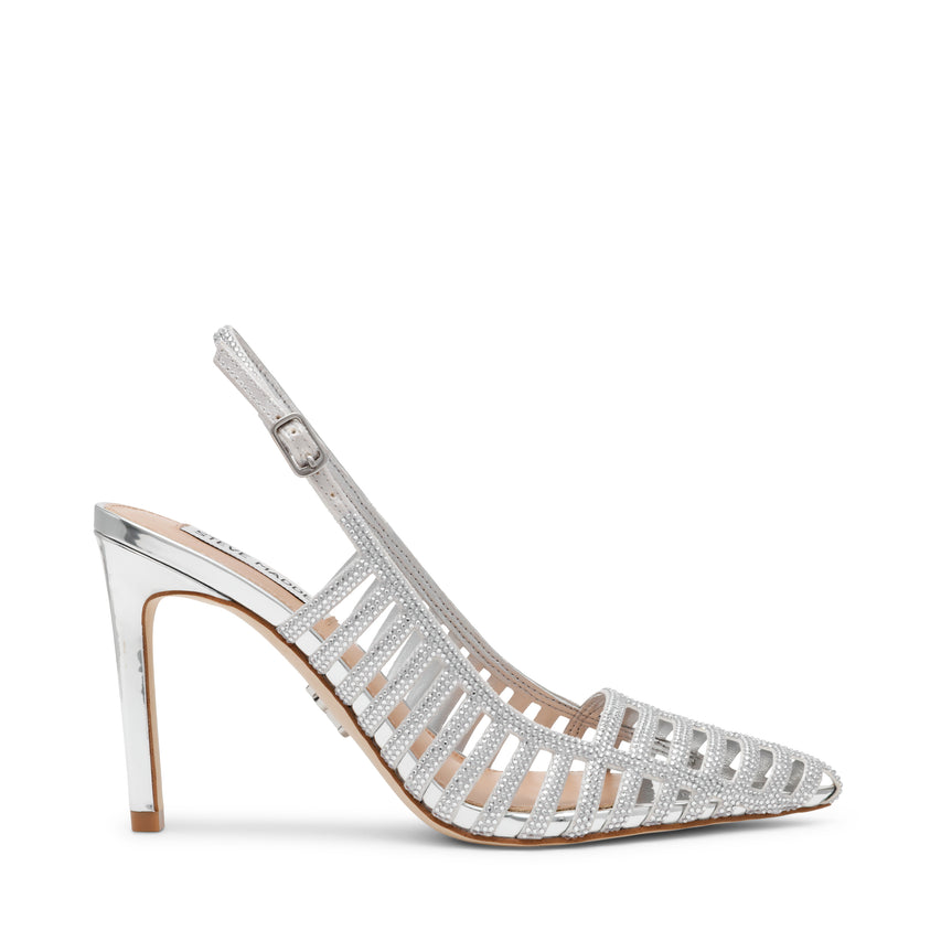 CARLEIGH SILVER HEELS