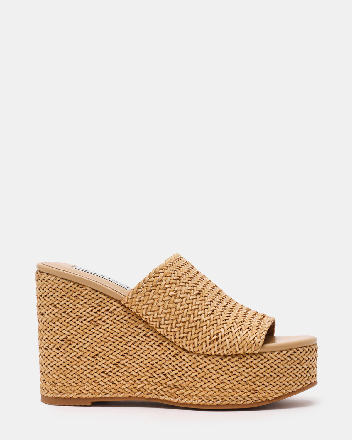 CASSI LT NAT RAFFIA SANDALS