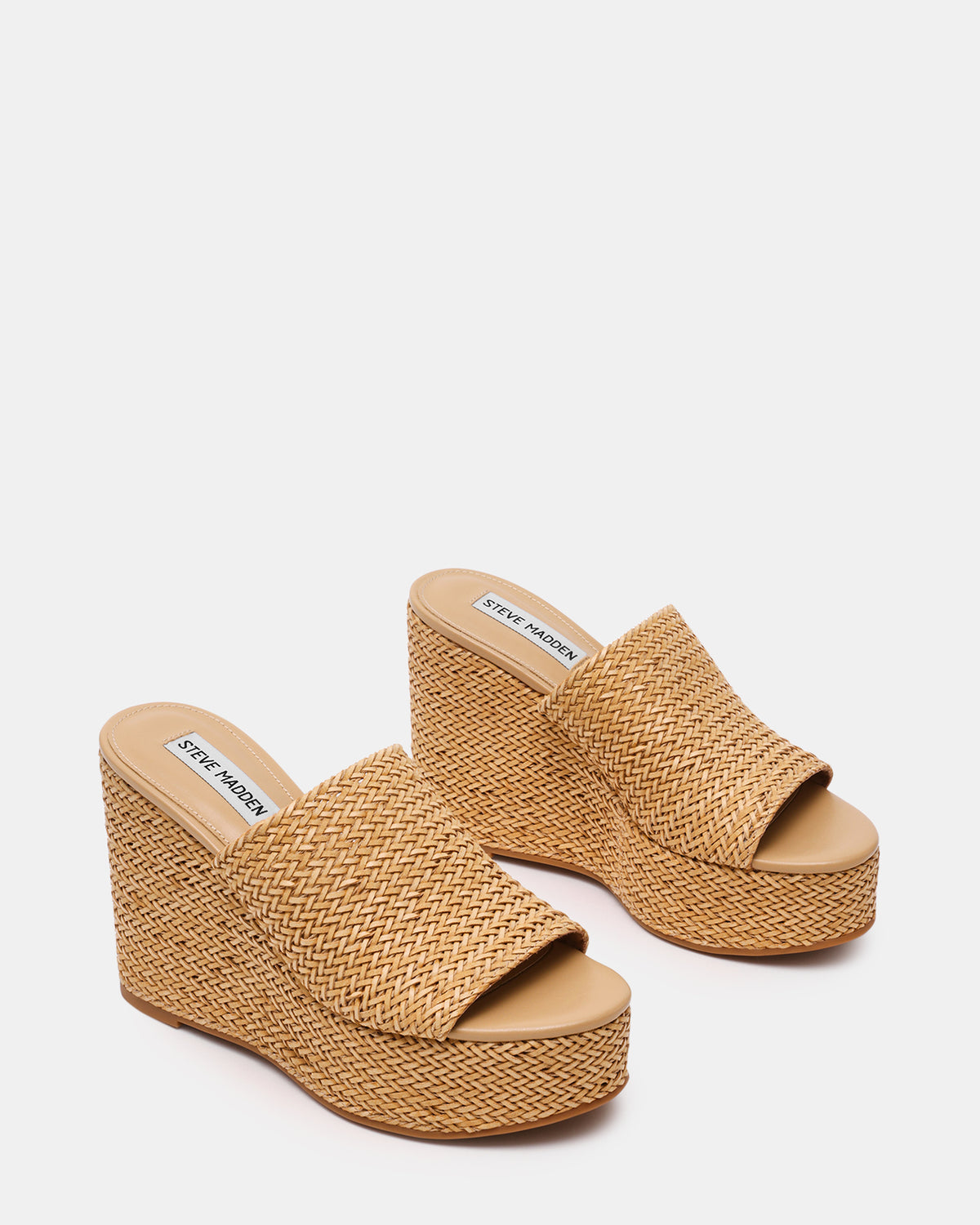 CASSI LT NAT RAFFIA SANDALS - view 2