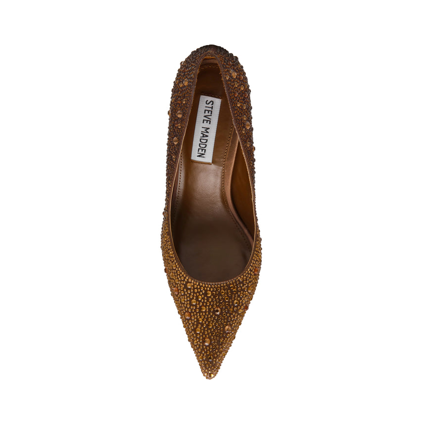 CATARINA BROWN/BRONZE HEELS - view 5