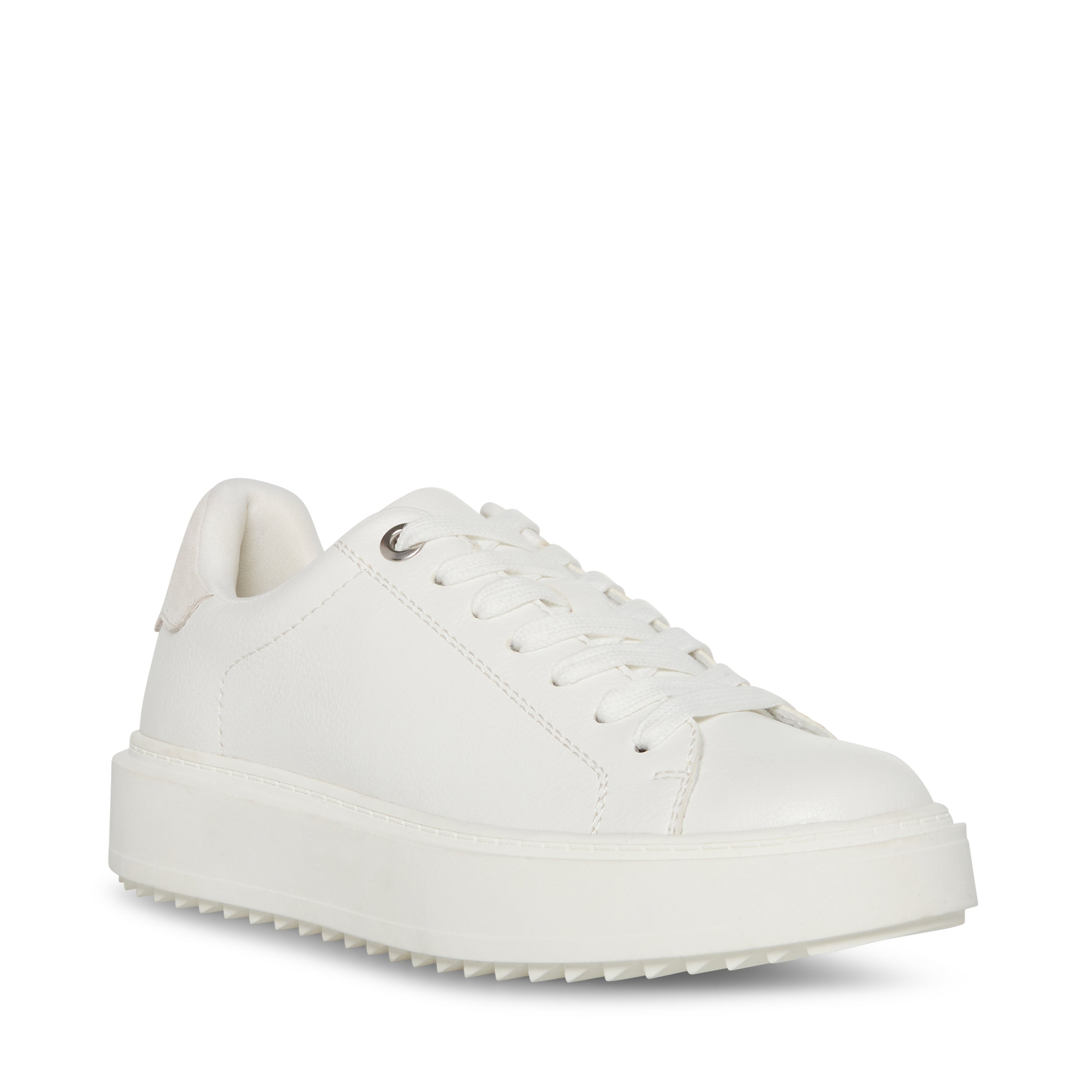 CATCHER WHITE SUEDE SNEAKERS- Hover Image