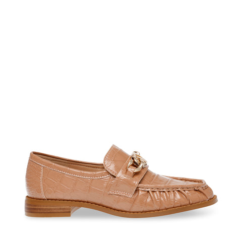 CATHEDRAL TAN CROCO LOAFERS