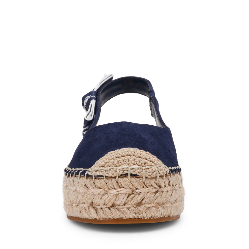 CENTRO NAVY SUEDE FLATS