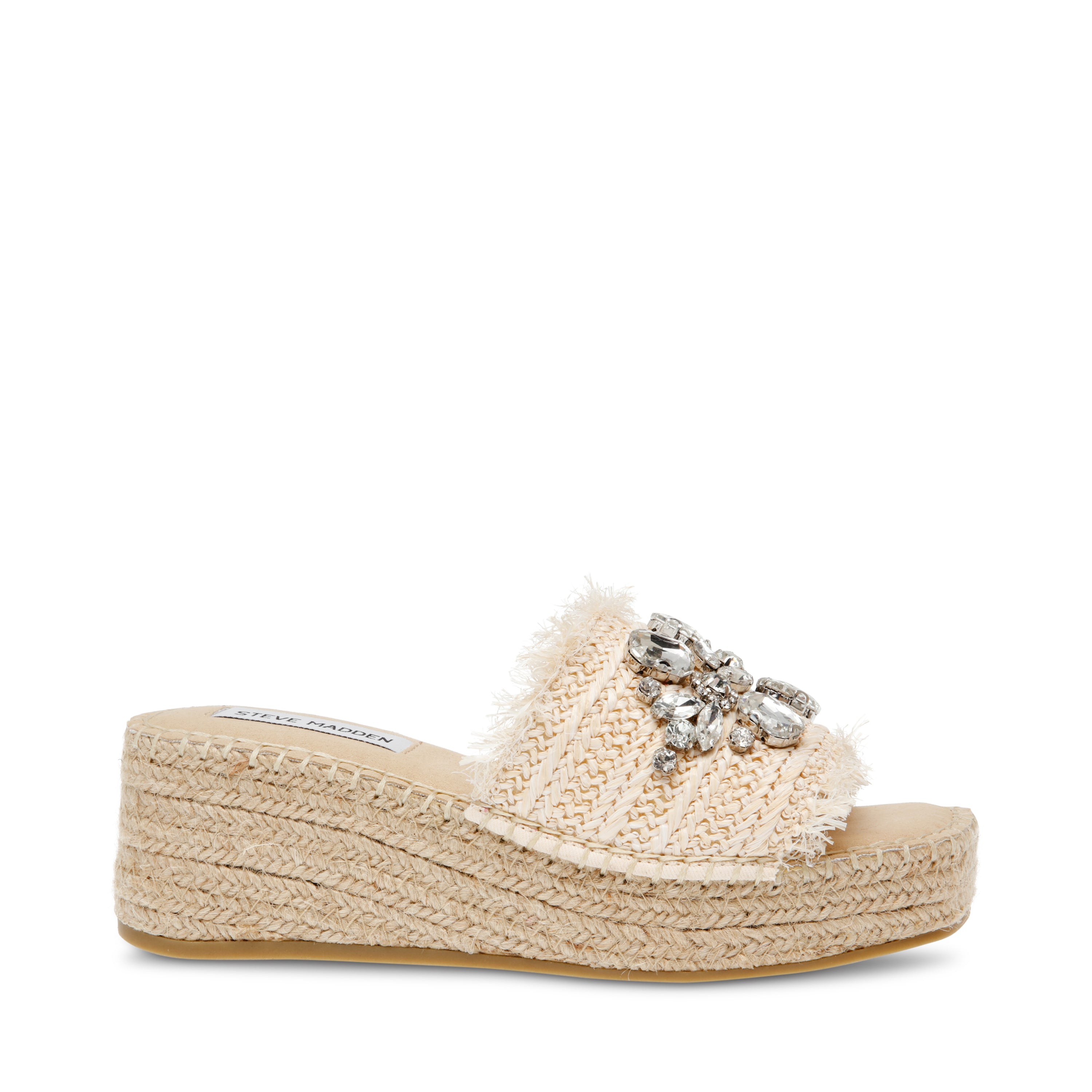 CITRA NATURAL RAFFIA SANDALS