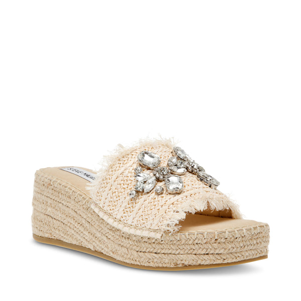 CITRA NATURAL RAFFIA SANDALS