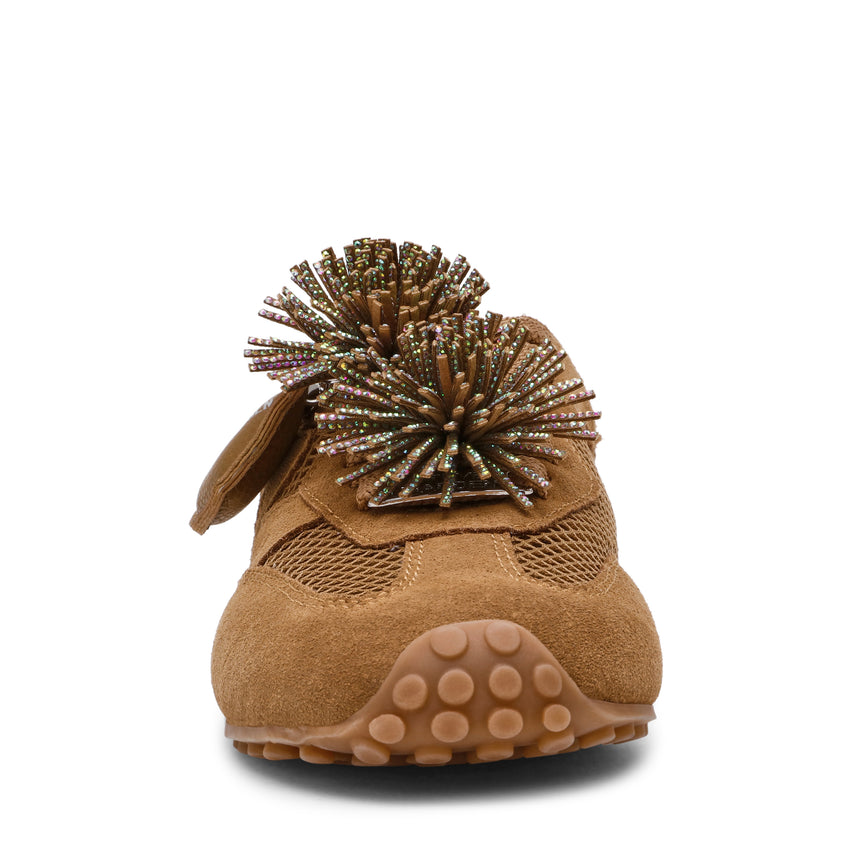 COHEART CHESTNUT SUEDE SNEAKERS - view 2