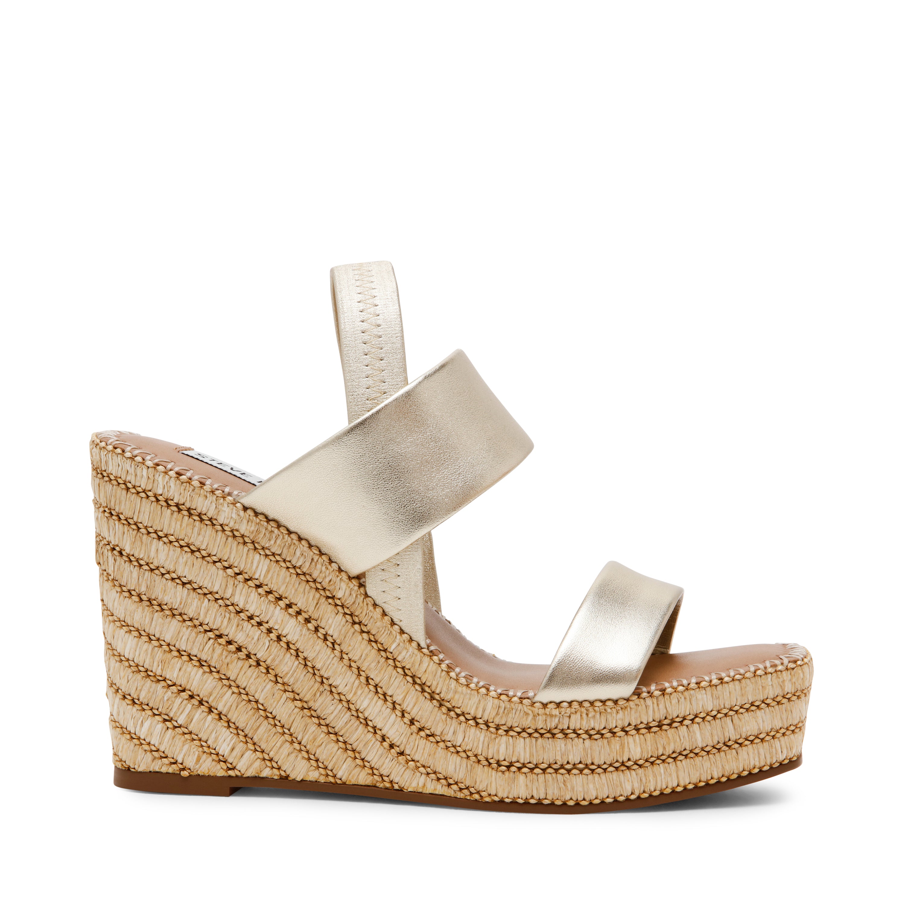 CONTESSA GOLD LEATHER HEELS