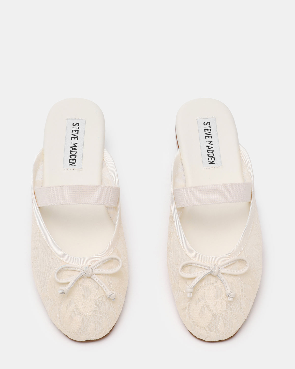 CUTESY-LACE WHITE LACE FLATS - view 4