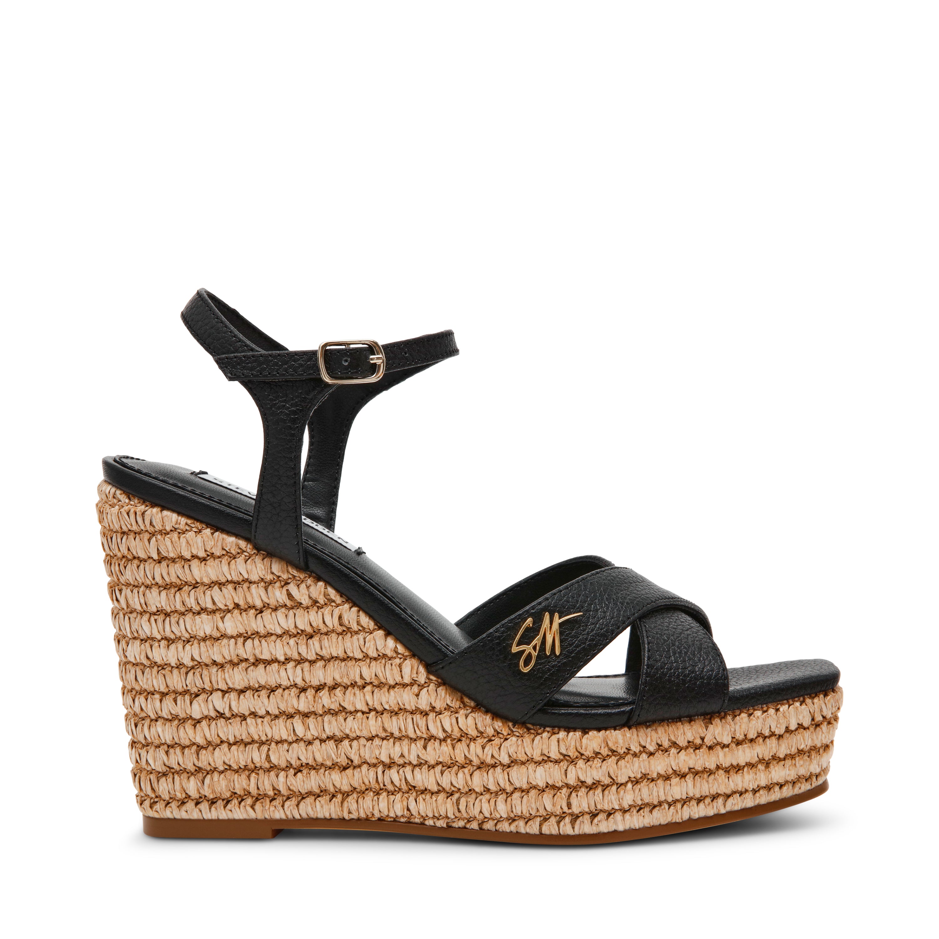 CYLO BLACK LEATHER SANDALS