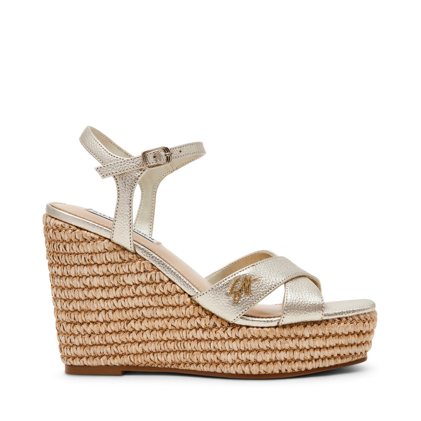 CYLO GOLD LEATHER SANDALS