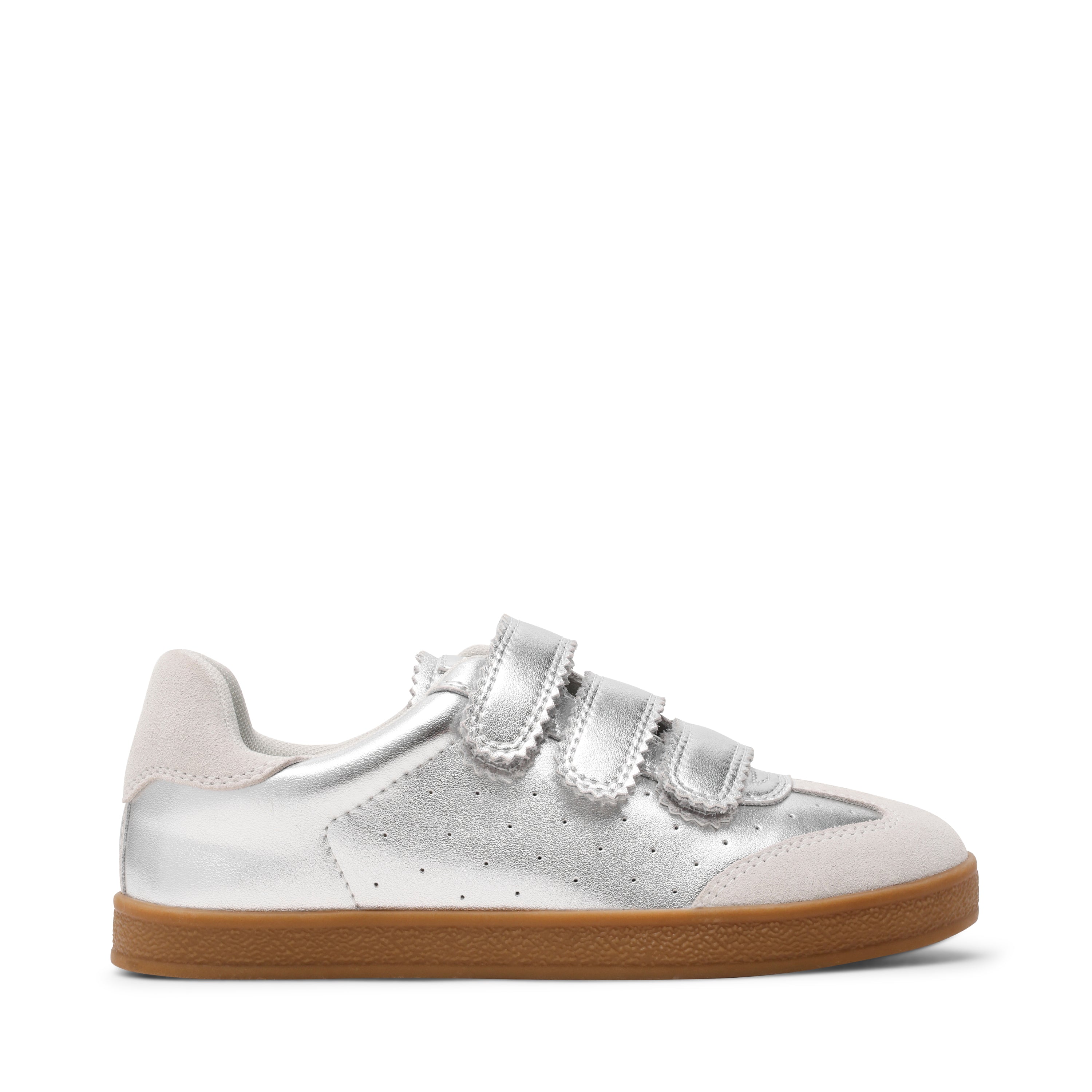 DAYBREAK SILVER ACTION LTHR SNEAKERS