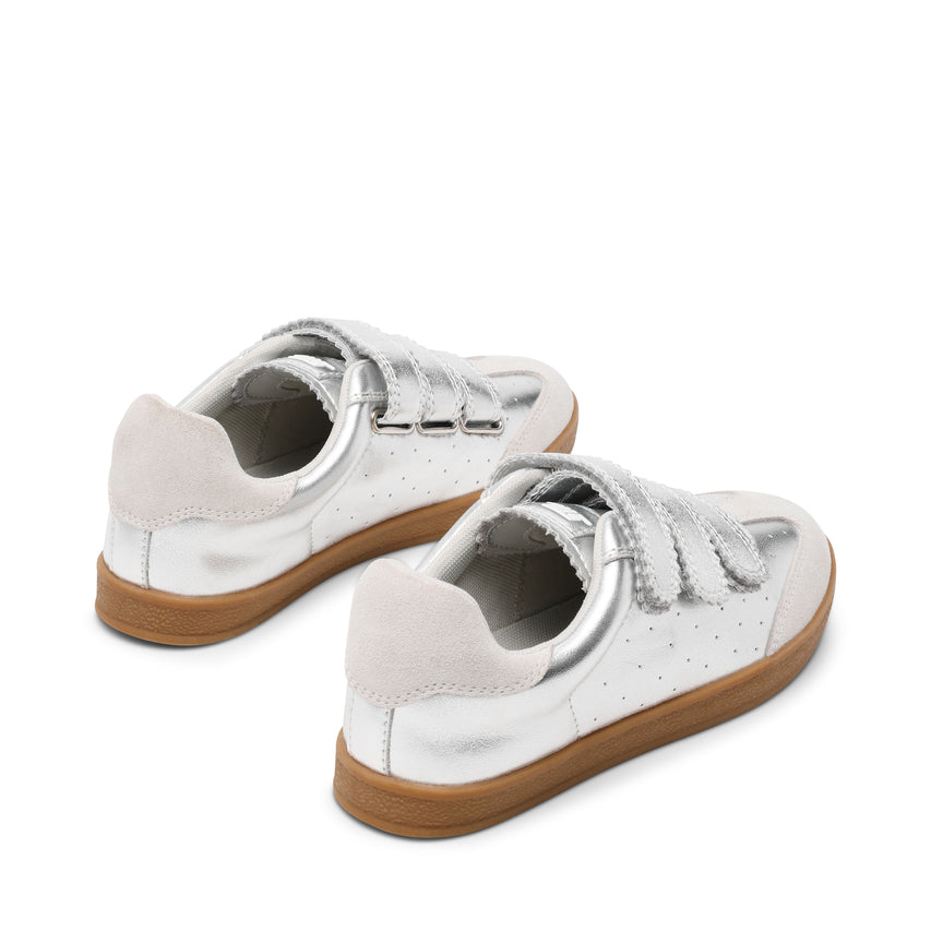 DAYBREAK SILVER ACTION LTHR SNEAKERS