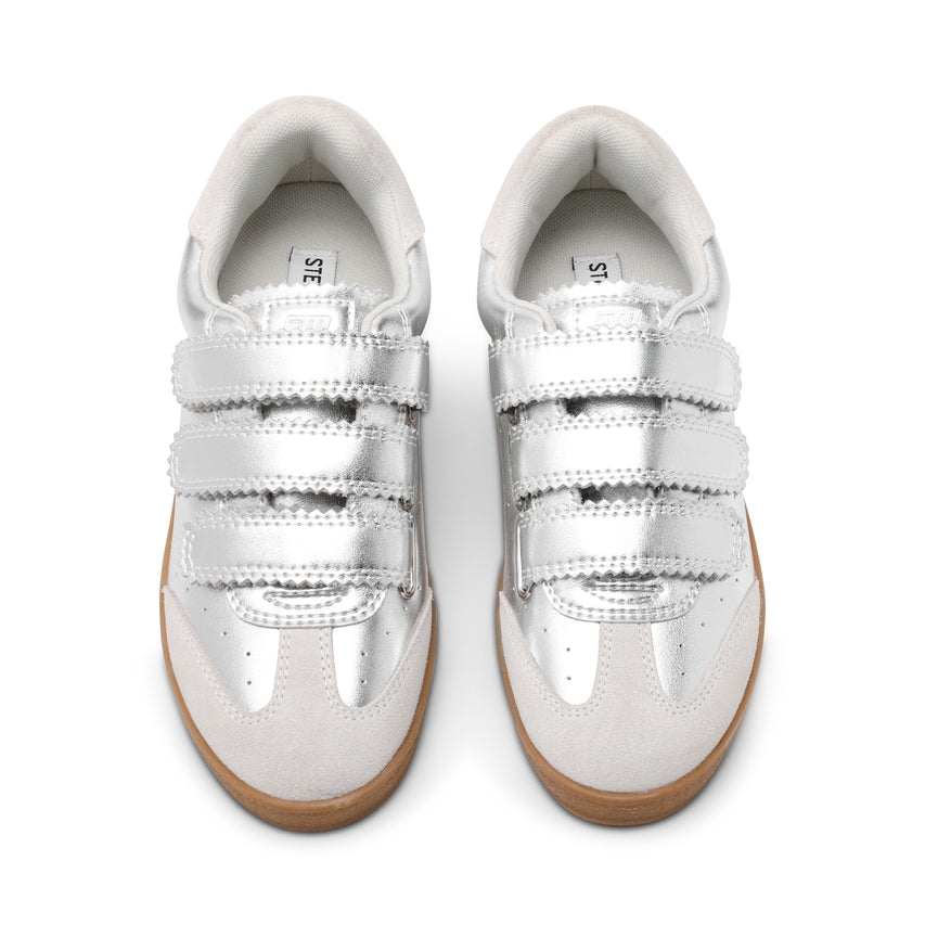 DAYBREAK SILVER ACTION LTHR SNEAKERS