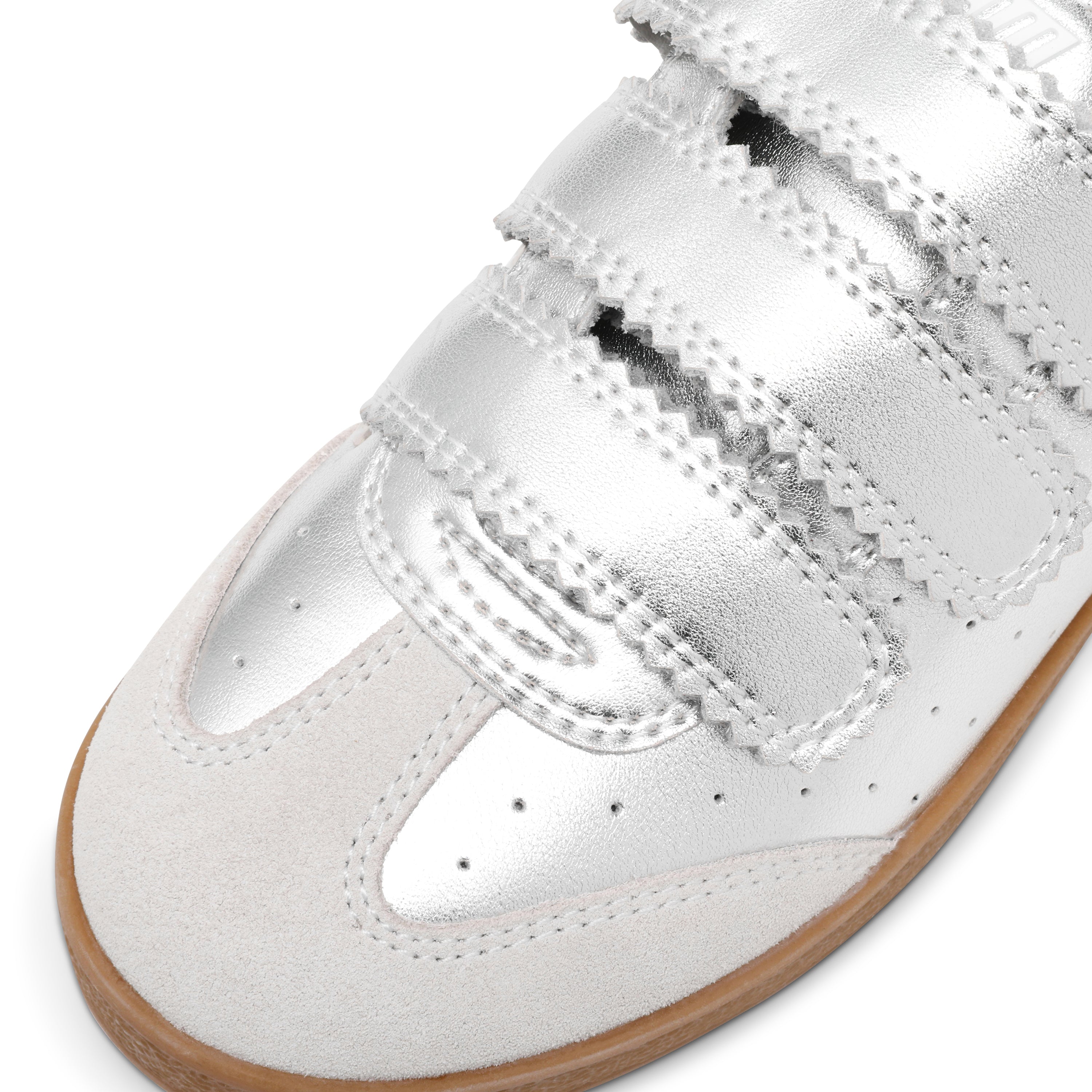 DAYBREAK SILVER ACTION LTHR SNEAKERS