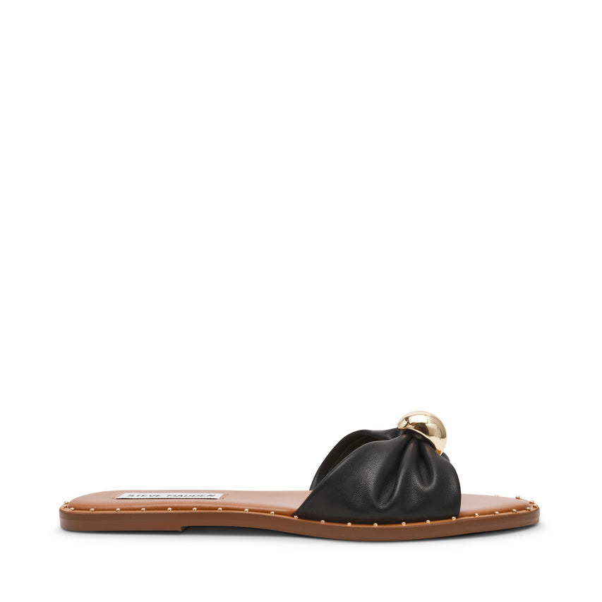 DIPSY-CN BLACK LEATHER SANDALS