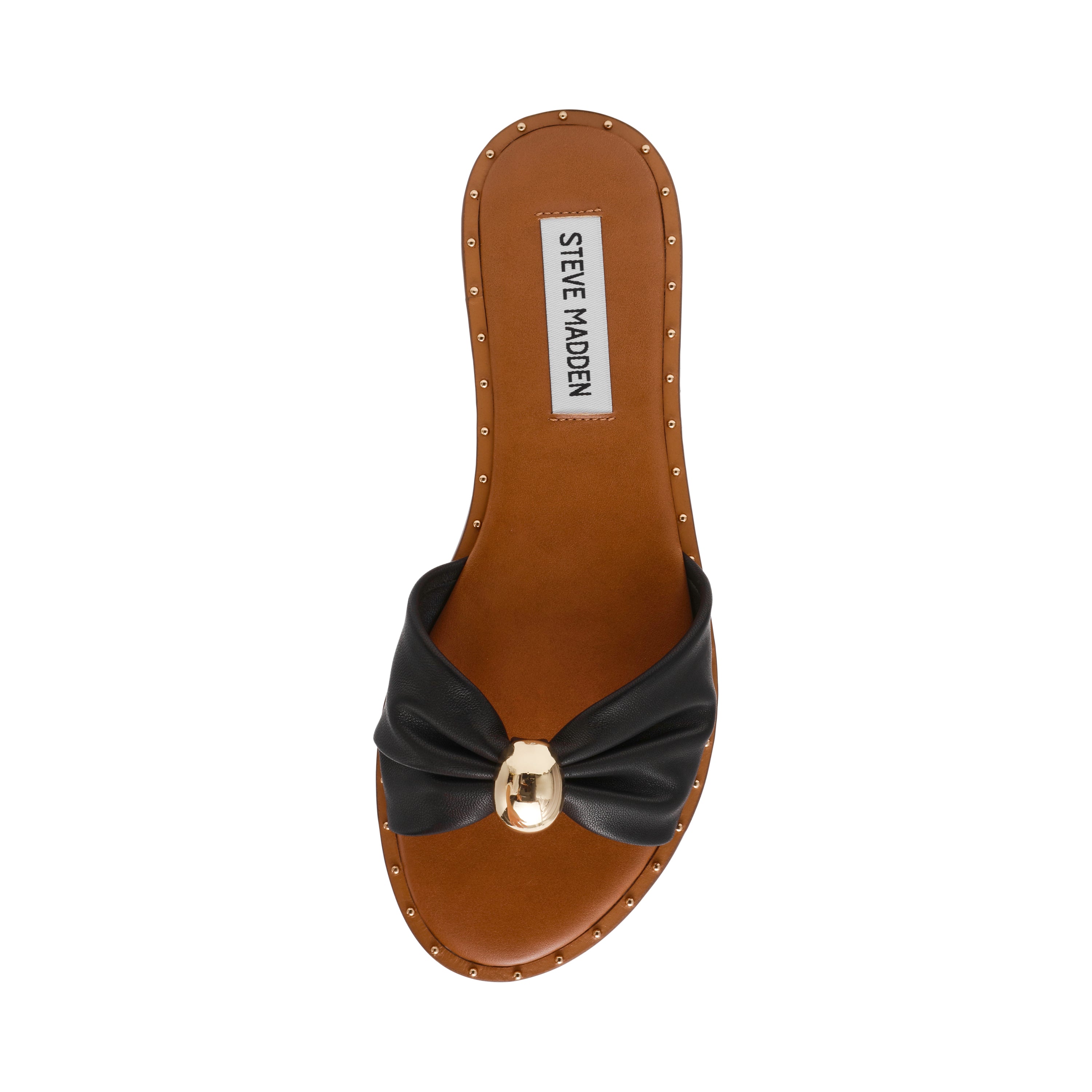 DIPSY-CN BLACK LEATHER SANDALS - view 5