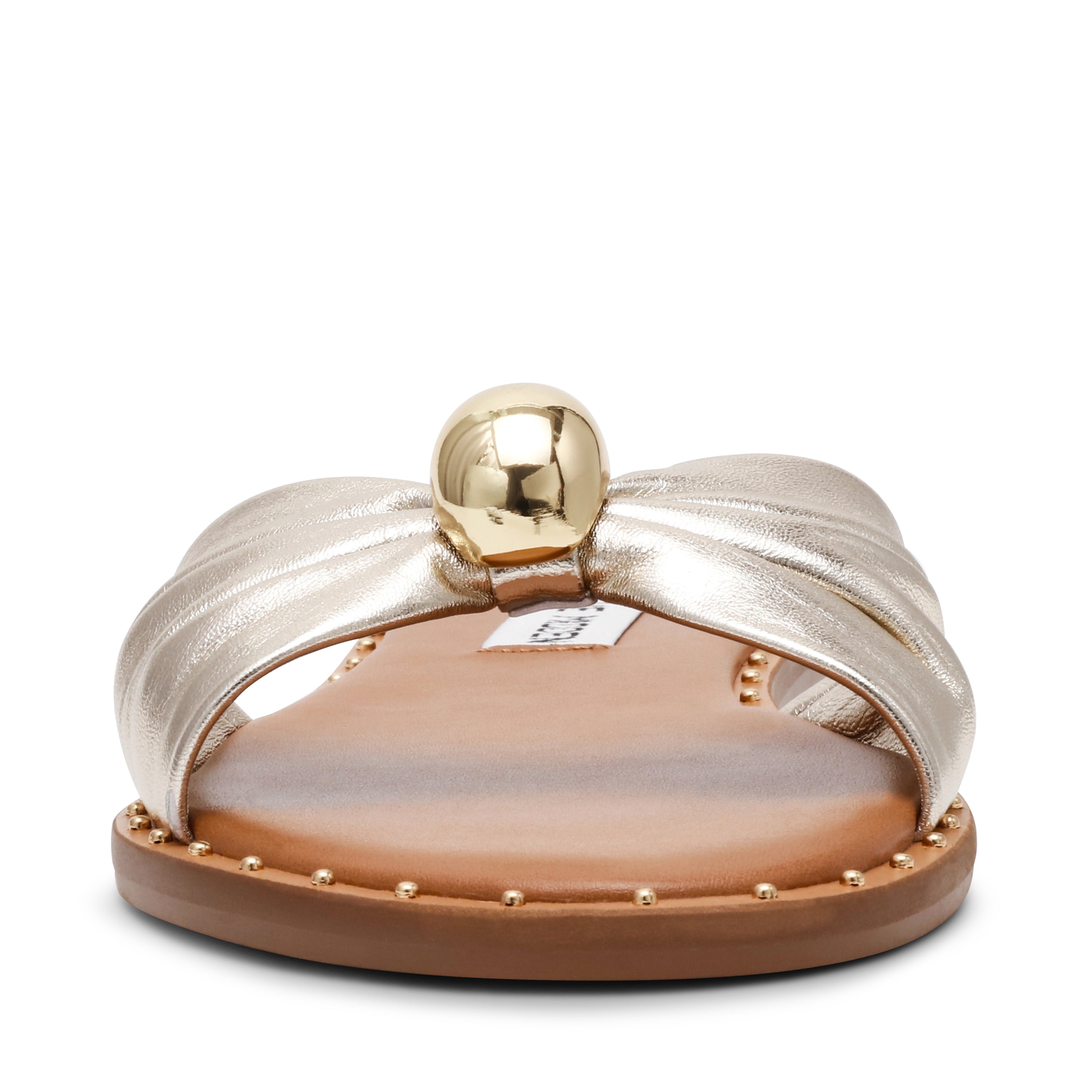 DIPSY-CN GOLD LEATHER SANDALS - view 3