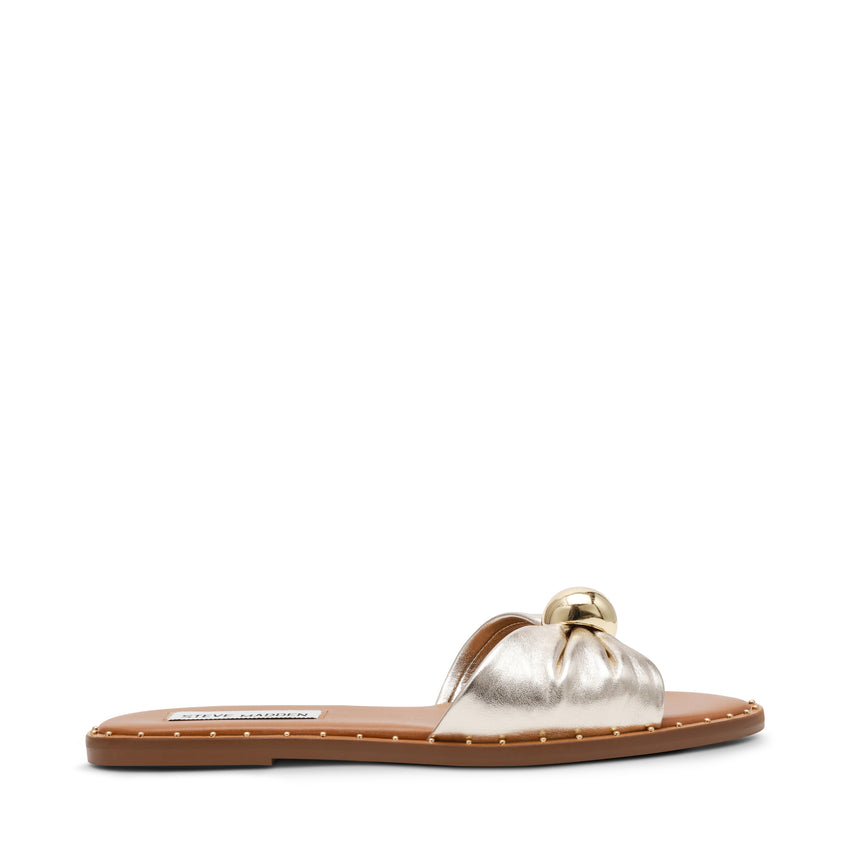 DIPSY-CN GOLD LEATHER SANDALS