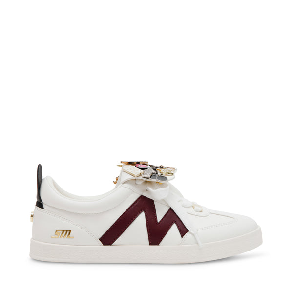 DIVULGE WHITE/WINE SNEAKERS