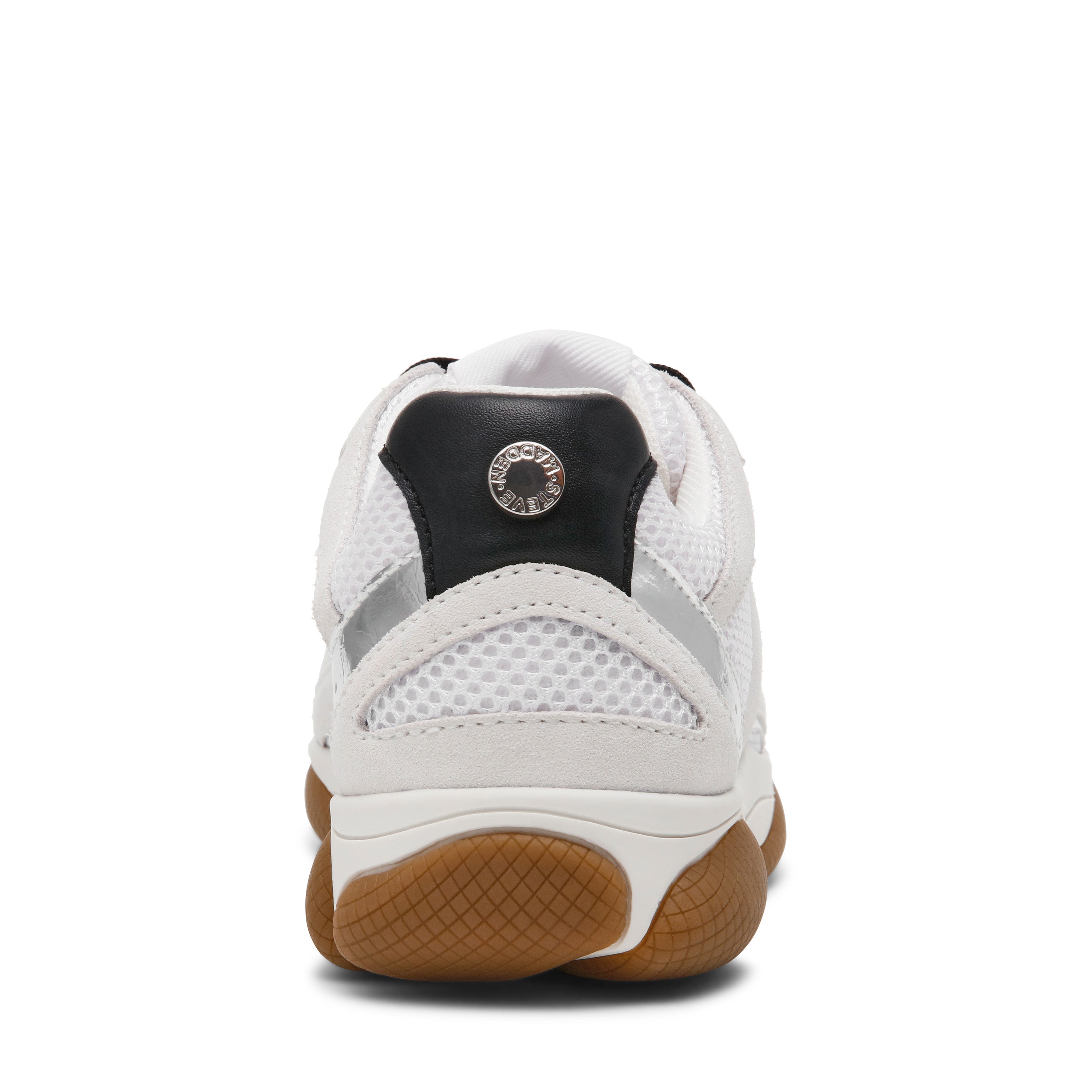 DRIBBLER-B SILVER/WHITE SNEAKERS - view 4