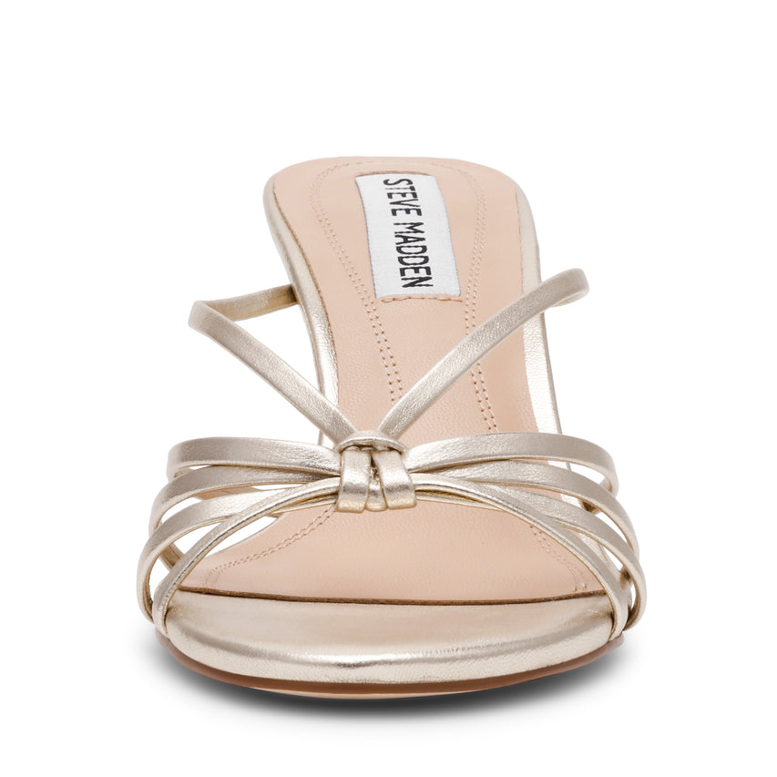 EDNA CHAMP LEATHER HEELS - view 3