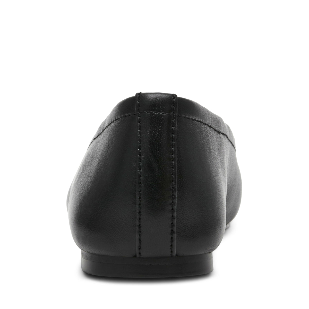 ELEVE BLACK LEATHER FLATS - view 4