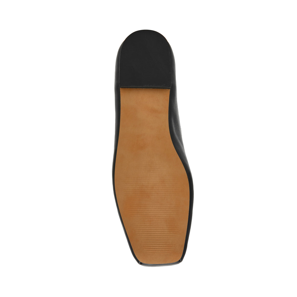 ELEVE BLACK LEATHER FLATS - view 6