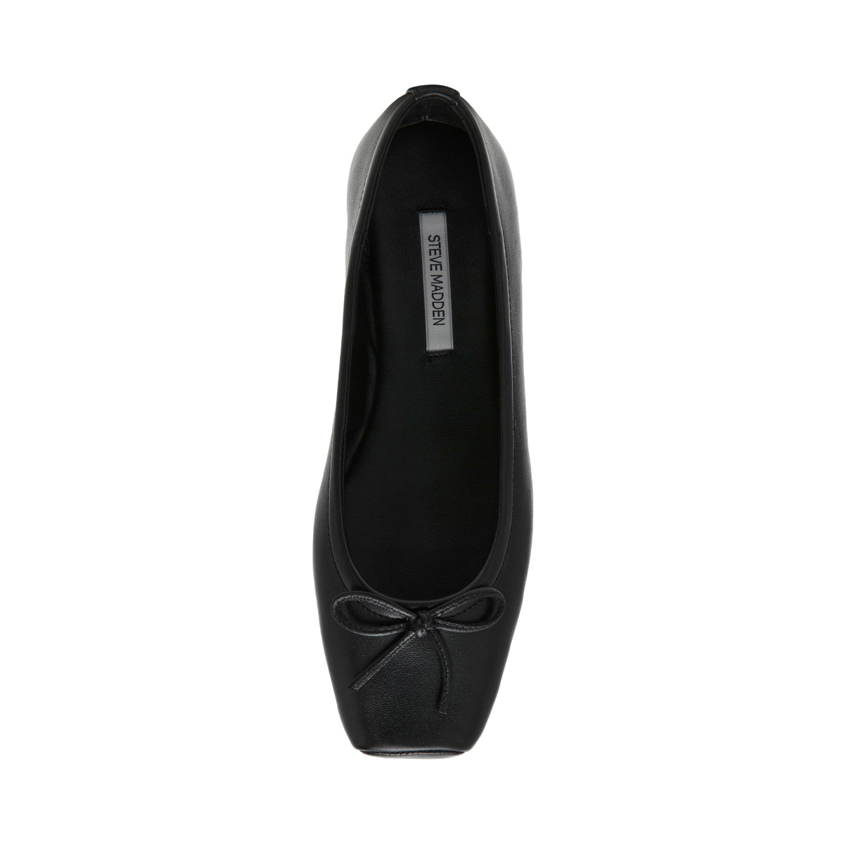 ELEVE BLACK LEATHER FLATS - view 5