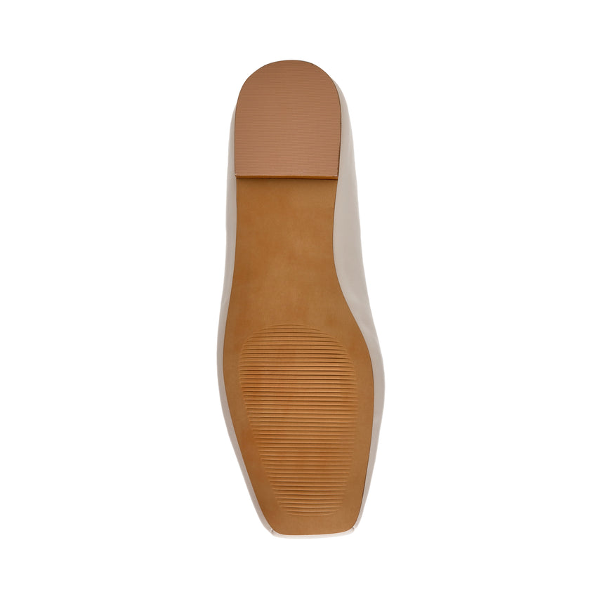 ELEVE BONE LEATHER FLATS - view 6