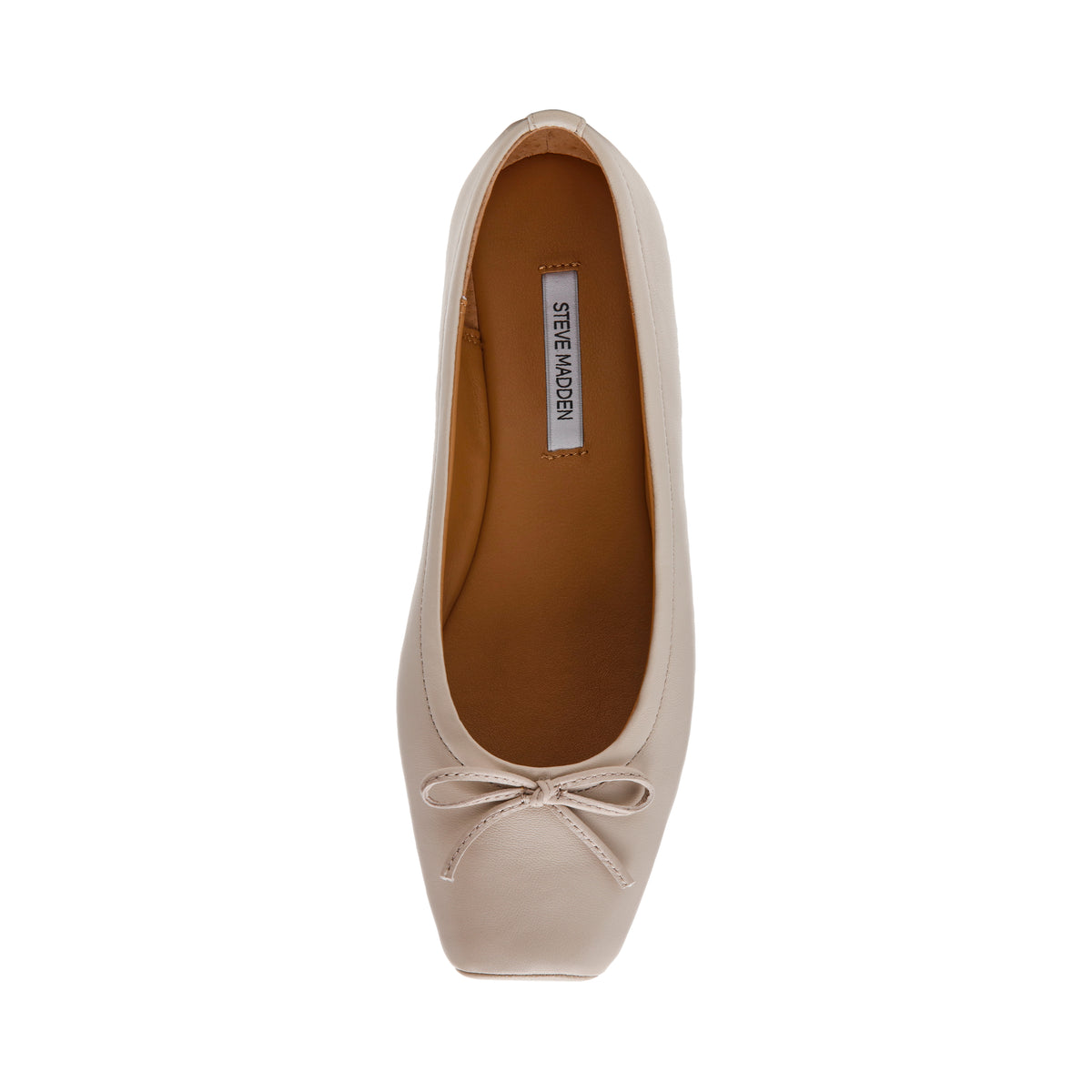 ELEVE BONE LEATHER FLATS - view 5