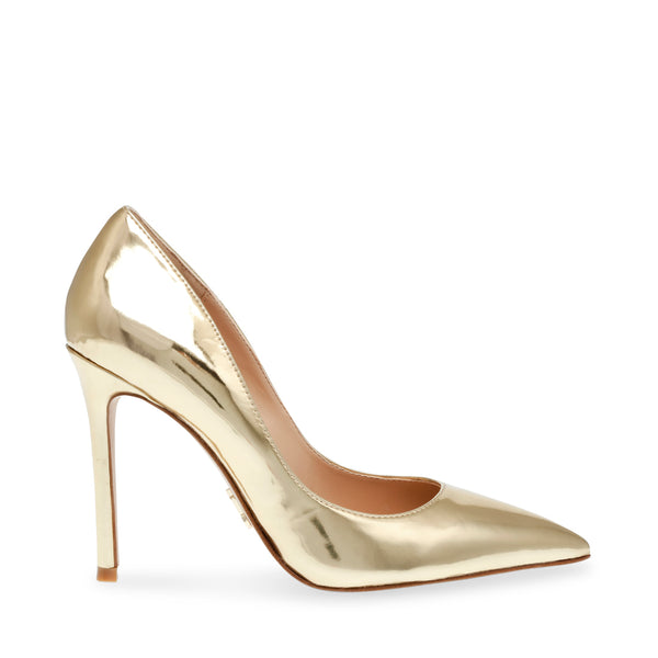 EVELYN GOLD HEELS