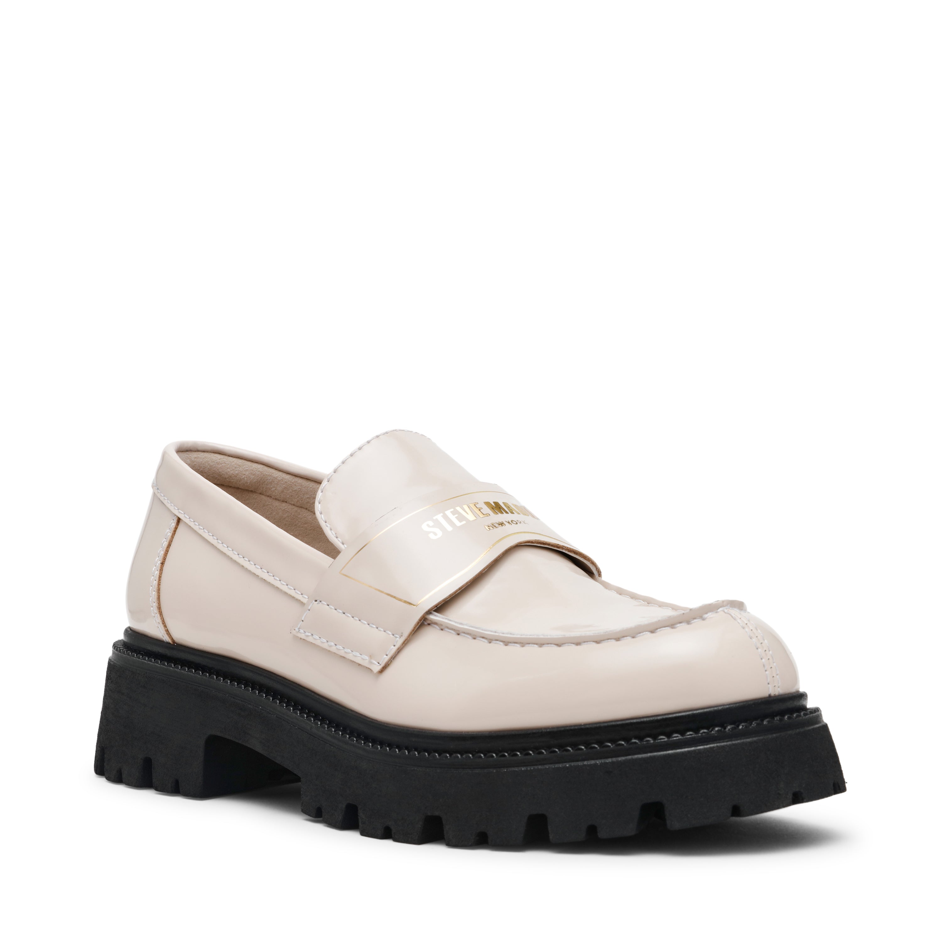 FILE-AWAY BONE BOX LEATHER FLATS