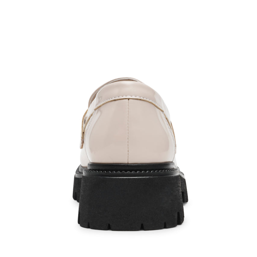 FILE-AWAY BONE BOX LEATHER FLATS