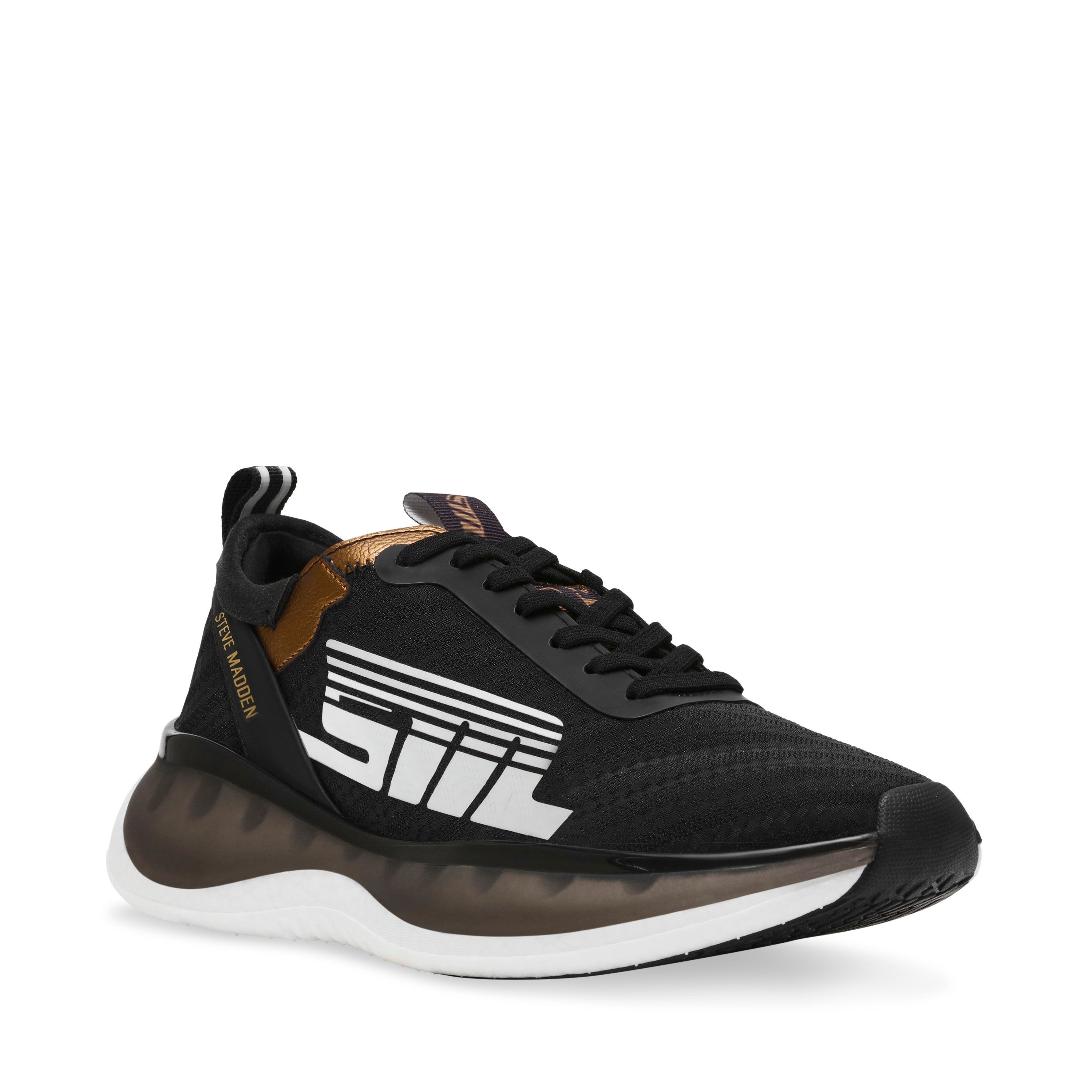 FLASH 1 BLACK/GOLD SNEAKERS- Hover Image